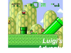 Luigi's Adventure - Final (SMW1 Hack) Cover